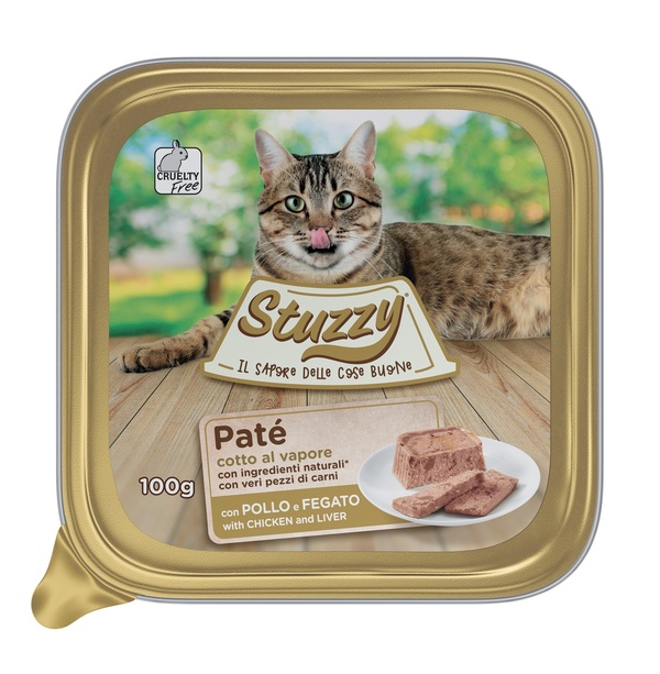STUZZY CAT PATE' POLLO FEG100G