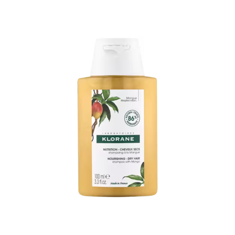 Klorane - Shampoo Nutritivo Al Mango Per Capelli Secchi 100 ml