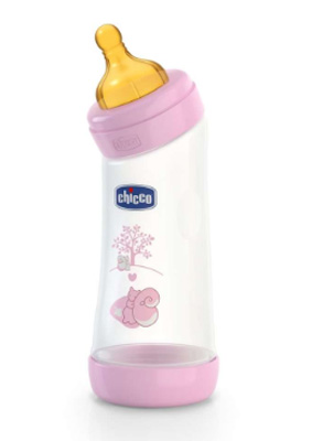 Chicco Biberon Benessere Angolato Polipropilene Silicone Girl 250ml