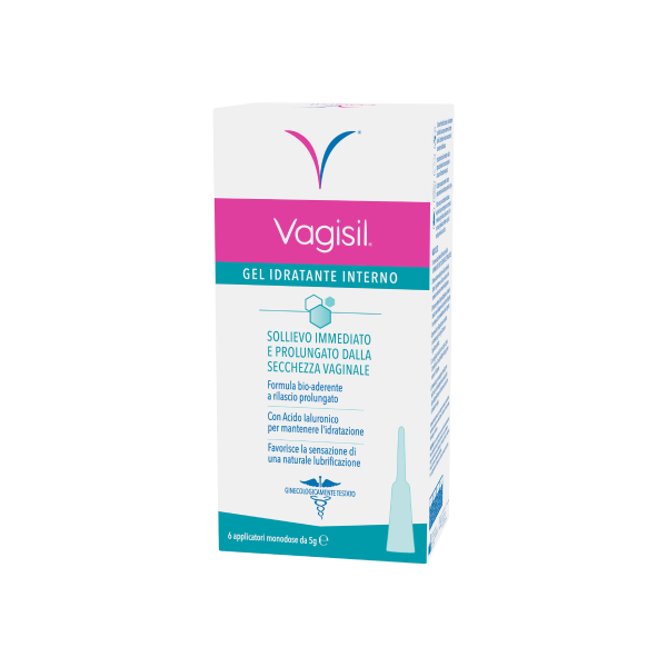 Vagisil Gel Lubrificante Idratante Interno Con Acido Ialuronico. Sollievo Dalla Secchezza Vaginale. 6 Applicatori Monodose (30g) Vagisil Gel Lubrificante Idratante Interno Con Acido Ialuronico. Sollievo Dalla Secchezza Vaginale. 6 Applicatori Monodose (30g)