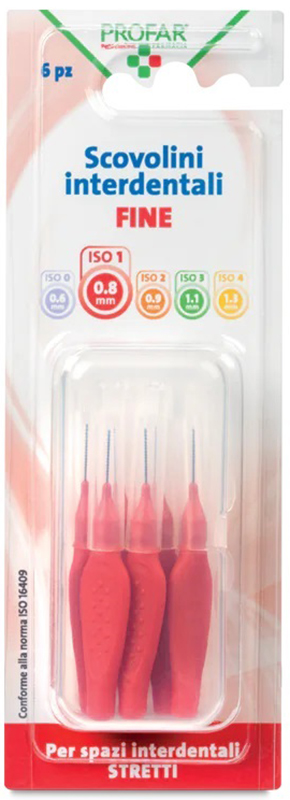 PROFAR SCOV.1 ROSSO 0,8 6PZ