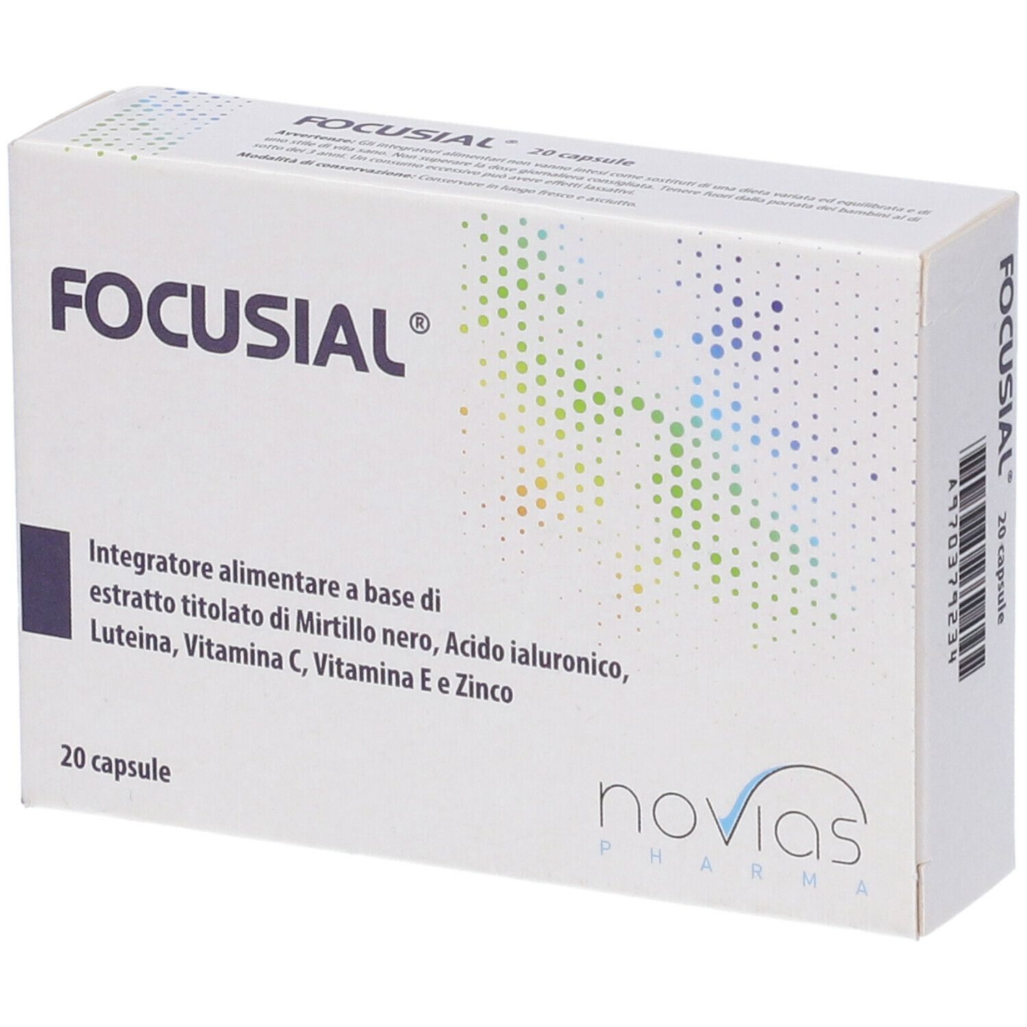 FOCUSIAL 20CPS 596MG