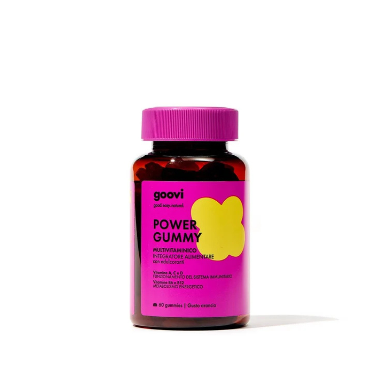 Goovi Power Gummmy 60 Gummies - Integratore Multivitaminico Gusto Arancia