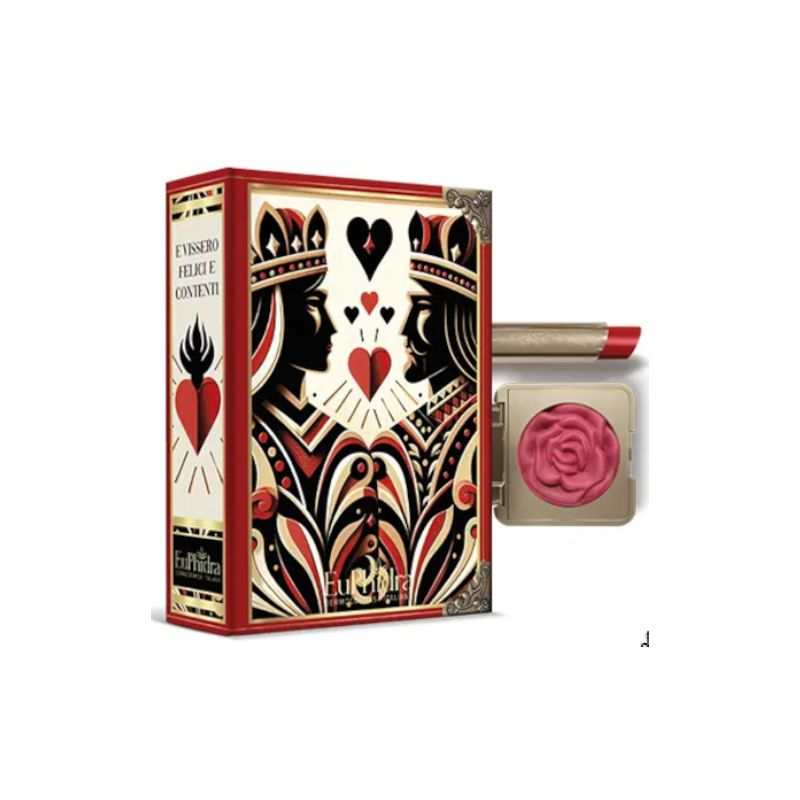 Euphidra Cofanetto di Natale e Vissero Felici e Contenti - Lip couture jolie + Blush bonne mine jolie 5 g