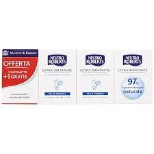 Neutro Roberts Sapone Solido Idratante 4x100 Gr Neutro Roberts Sapone Solido Idratante 4x100 Gr