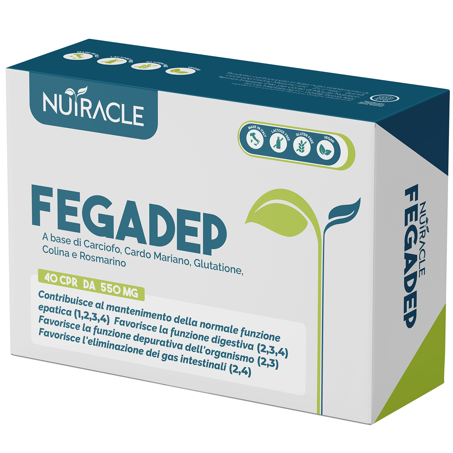 Nutracle Fegadep 40 Compresse - Integratore Per La Funzionalità Epatica