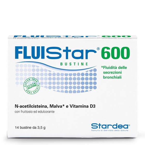 Fluistar 600 Integratore Fluidificante 14 Bustine Fluistar 600 Integratore Fluidificante 14 Bustine
