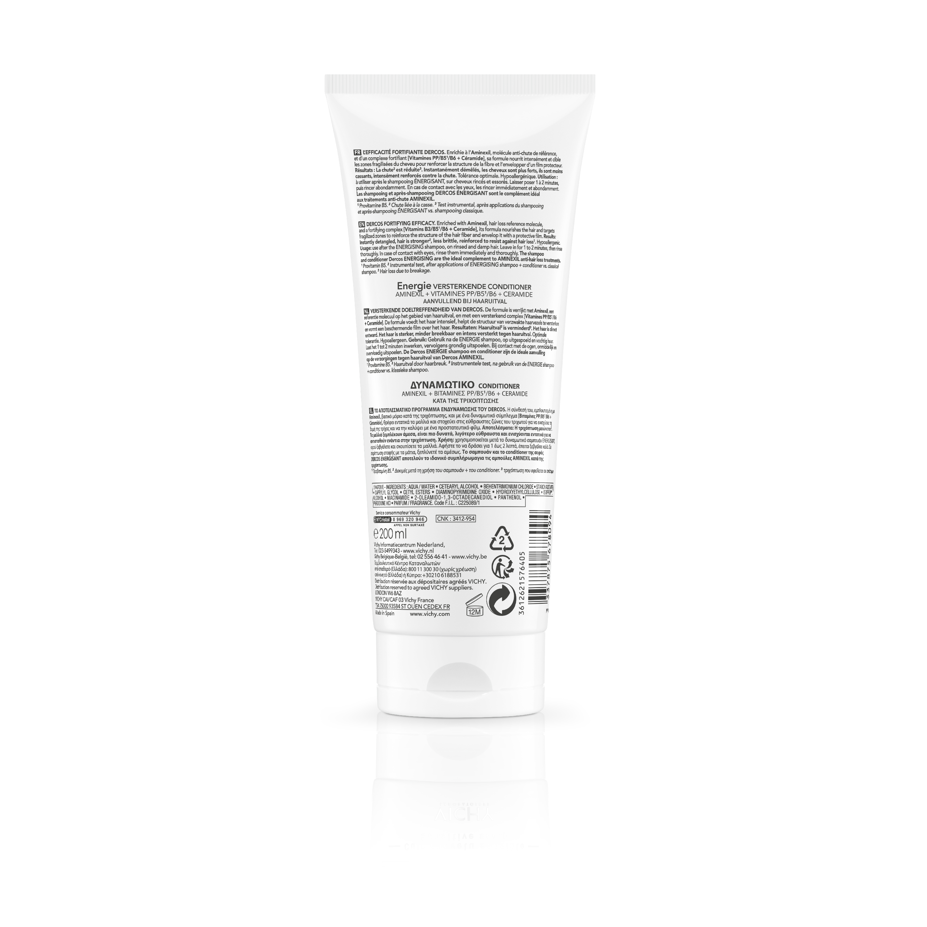 Vichy Dercos - Balsamo Energizzante Fortificante Per Capelli Deboli 200 ml
