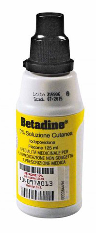BETADINE*SOLUZ CUT 125ML 10%