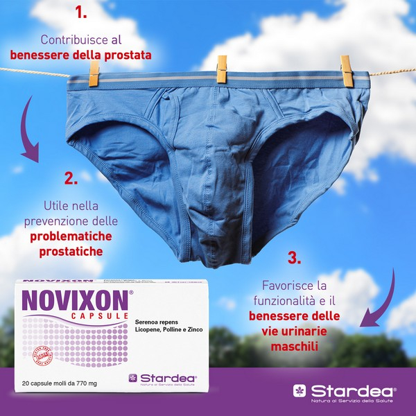 Novixon Integratore Benessere Prostata 20 Capsule Softgel Novixon Integratore Benessere Prostata 20 Capsule Softgel