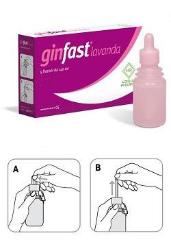 Ginfast Lavanda Vaginale 5 Flaconi Da 140 ml