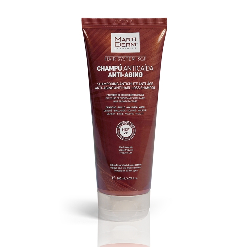 Martiderm - Hair System 3GF - Shampoo anticaduta antinvecchiamento - 200 ml Martiderm - Hair System 3GF - Shampoo anticaduta antinvecchiamento - 200 ml
