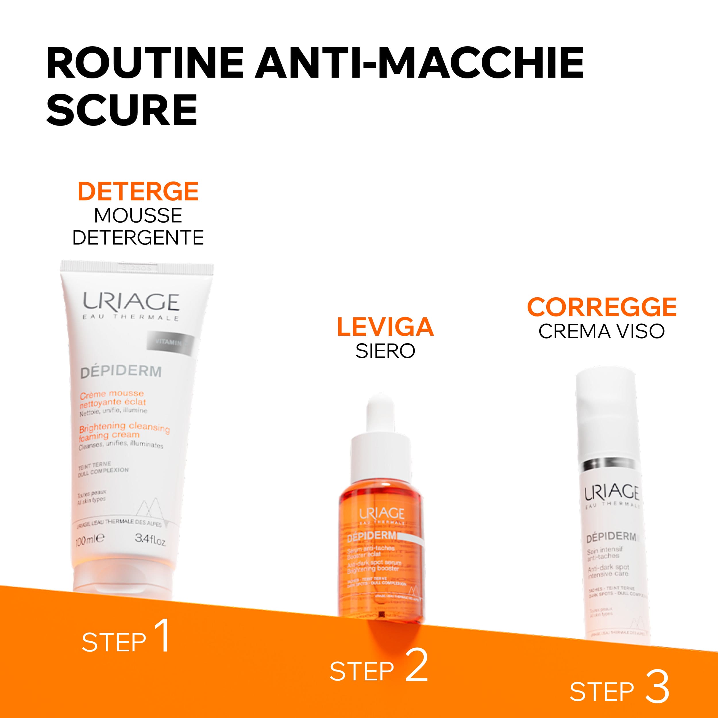 Uriage - Dépiderm - Siero Anti-Macchie Booster Illuminante 30 ml