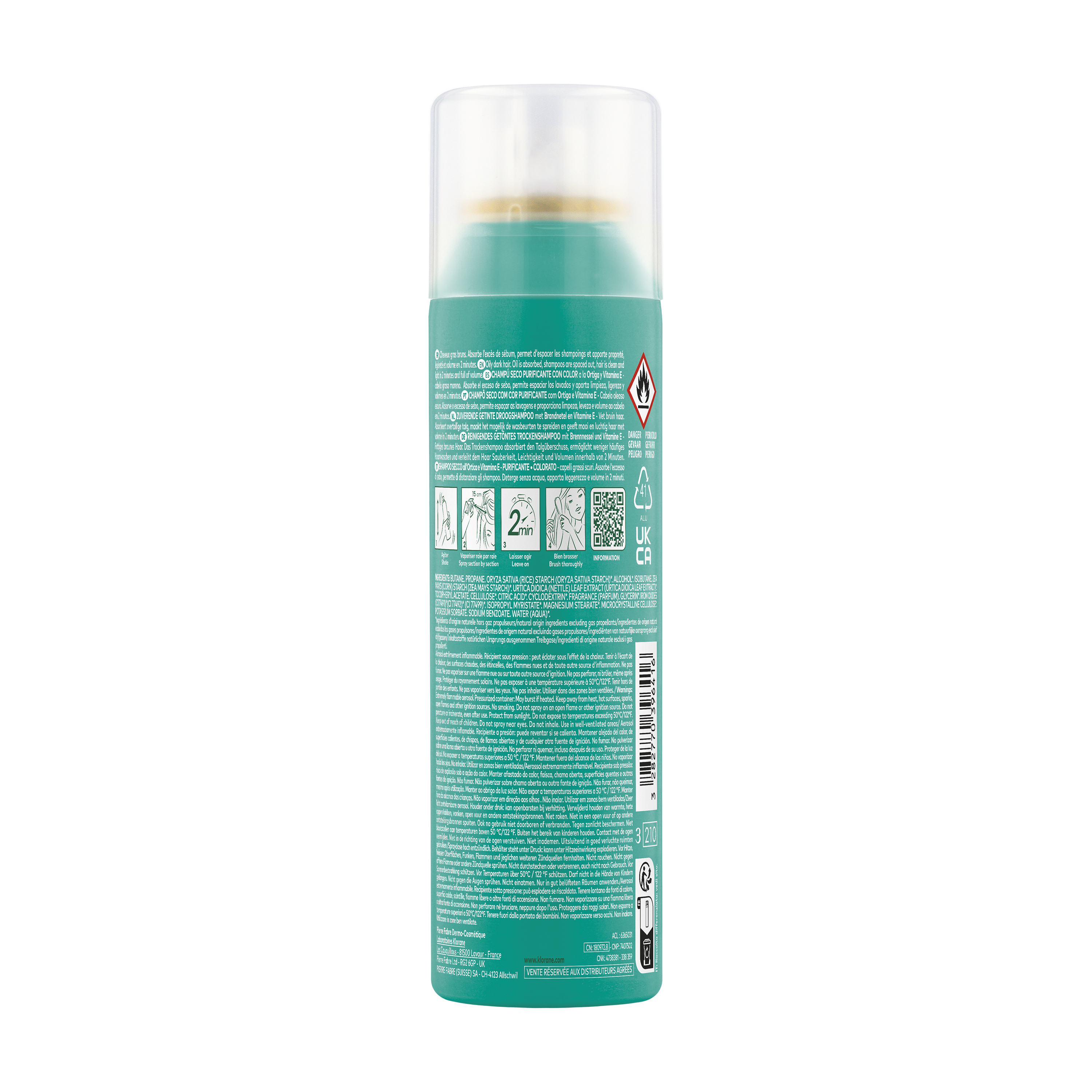 KLORANE SHAMPOO SECCO ORT SCU