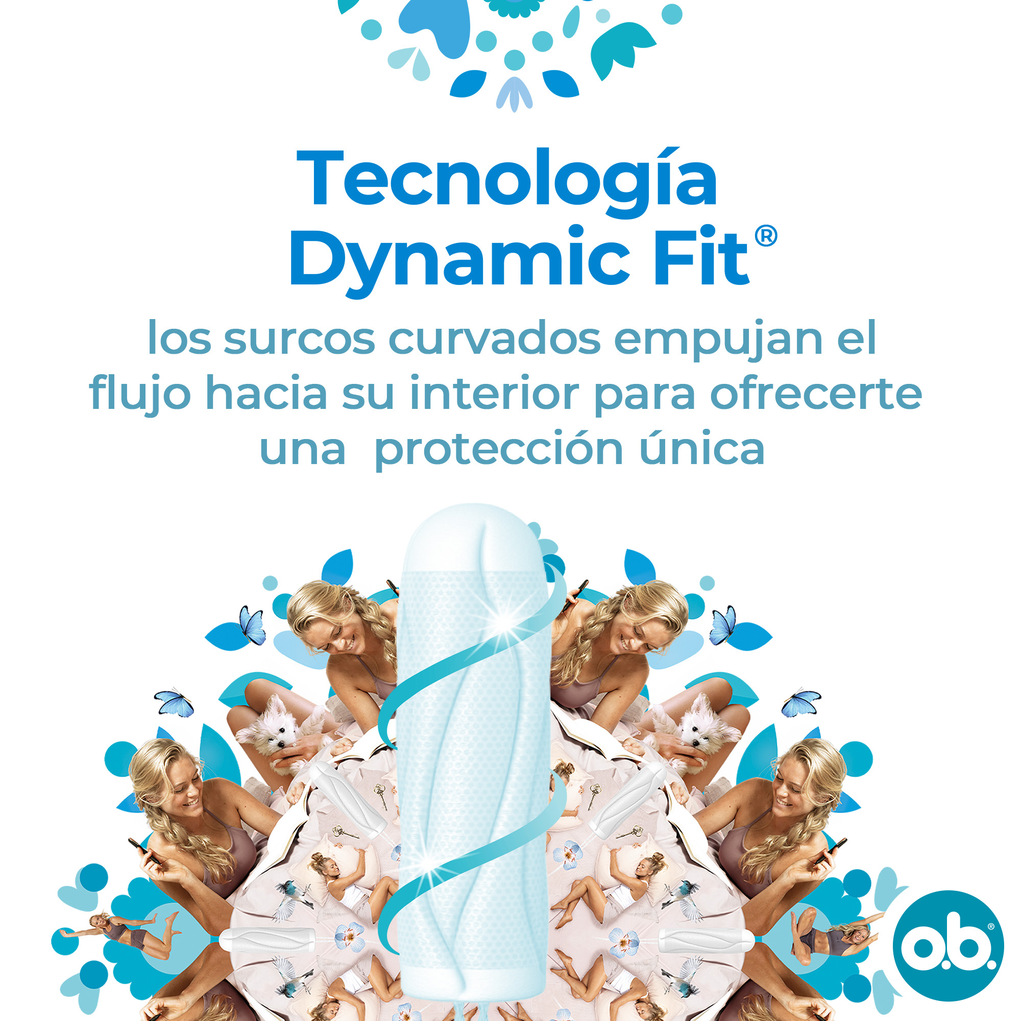 o.b. , Assorbenti Interni, ProComfort Super Plus, Flusso Molto Intenso, Inserimento e Rimozione Facile, 16pz