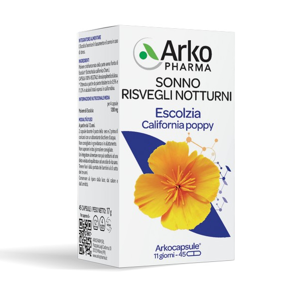 Arkocapsule Escholtzia Integratore 45 Capsule Arkocapsule Escholtzia Integratore 45 Capsule