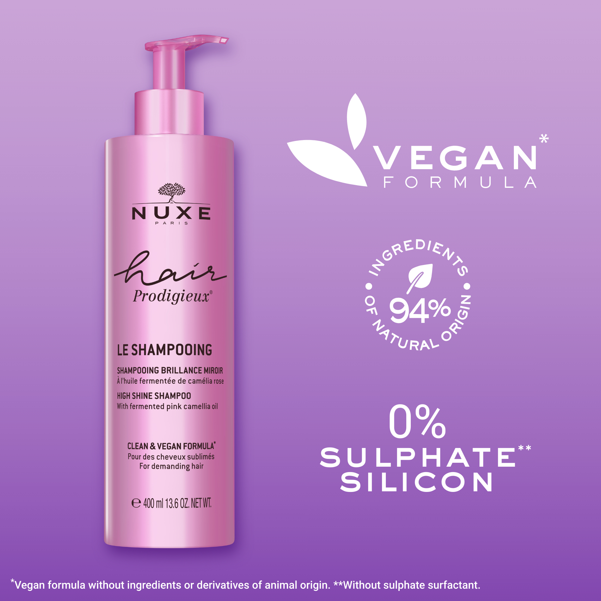 Nuxe - Hair Prodigieux - Shampoo Illuminante 400 ml