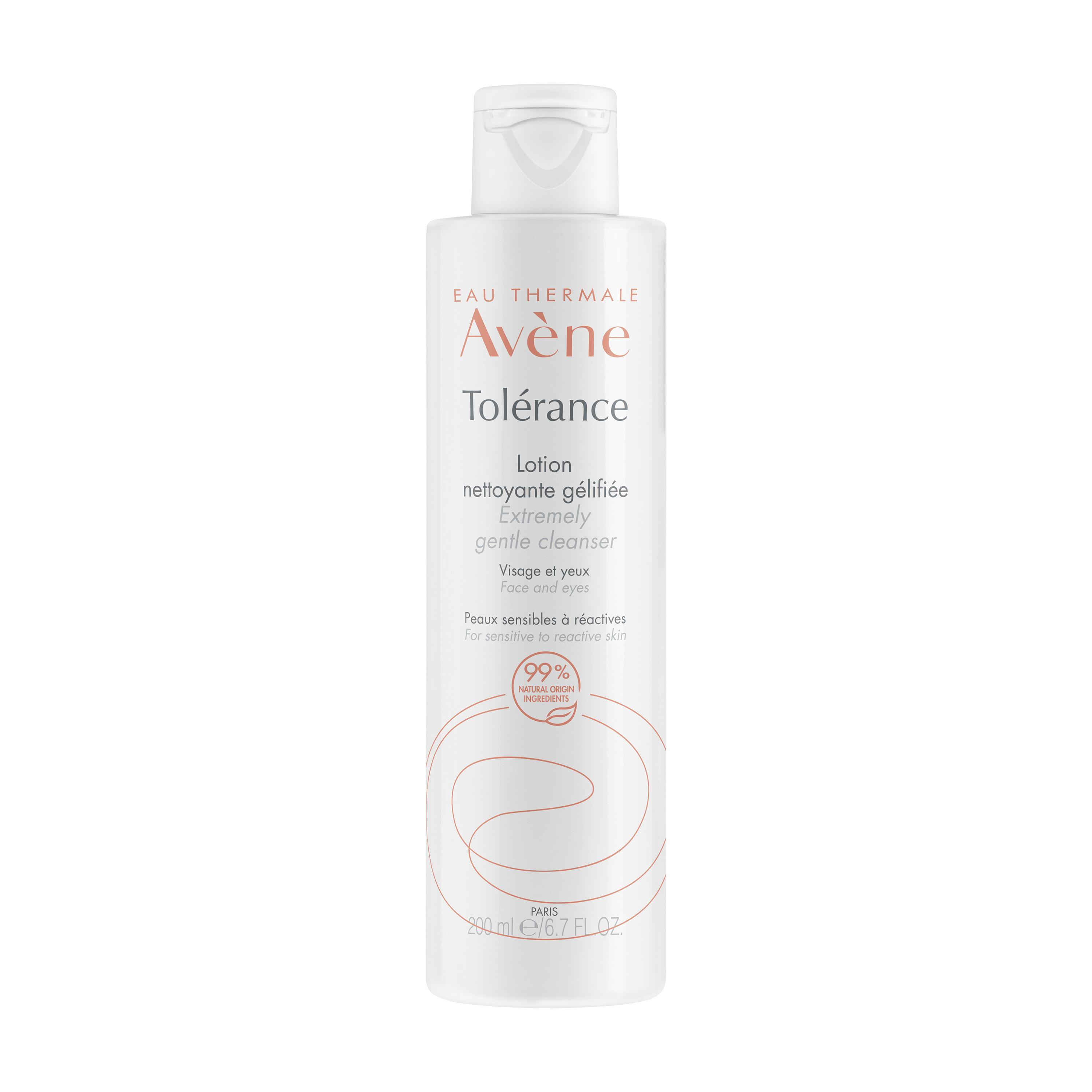 Avène Tolérance - Lozione Detergente Gel Per Pelle Sensibile E Reattiva Viso, Occhi E Labbra 200 ml 