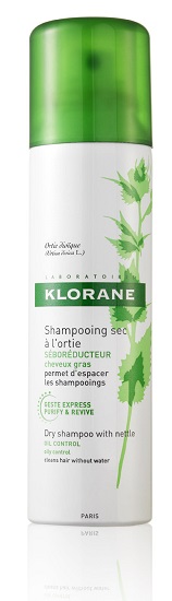 Klorane Ortica Shampoo Secco Seboregolatore Capelli Grassi 150 ml