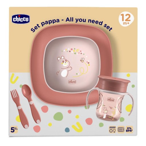 CH SET PAPPA 12M+ ROSA