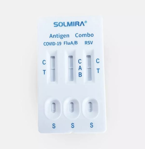SOLMIRA COMBOTEST 4 in 1 TAMPONE INFLUENZA A-B, COVID, RSV 1 PEZZO