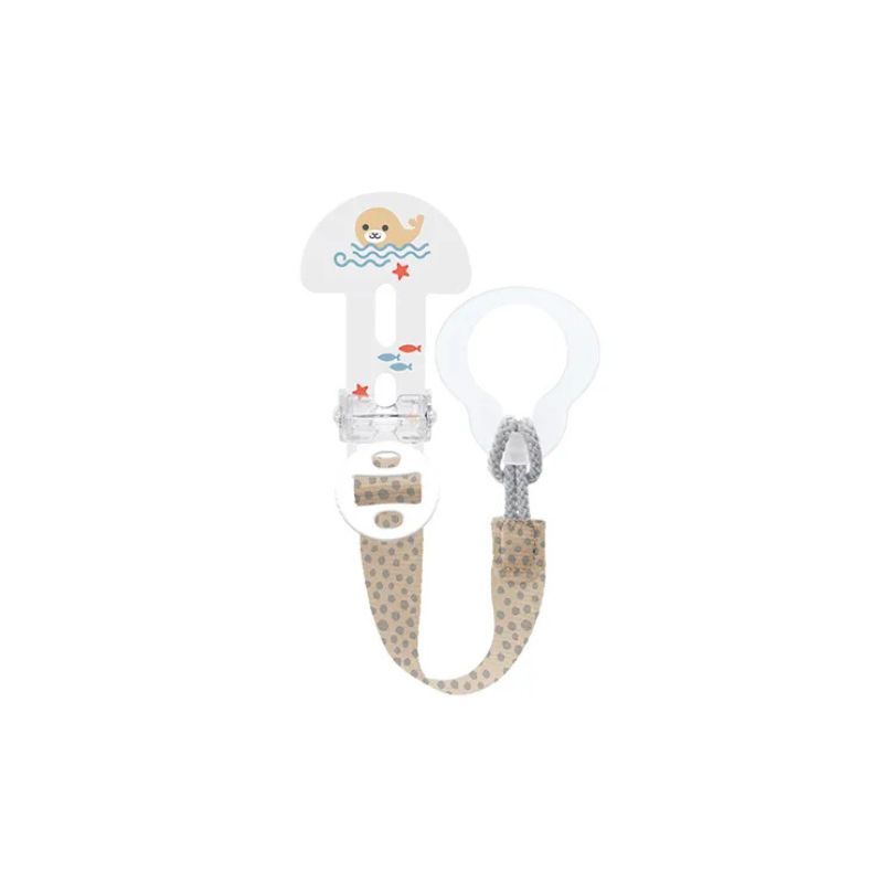 Mam Clip it! Organic Garden - Clip Per Succhietto 0+ Mesi Colore Neutro
