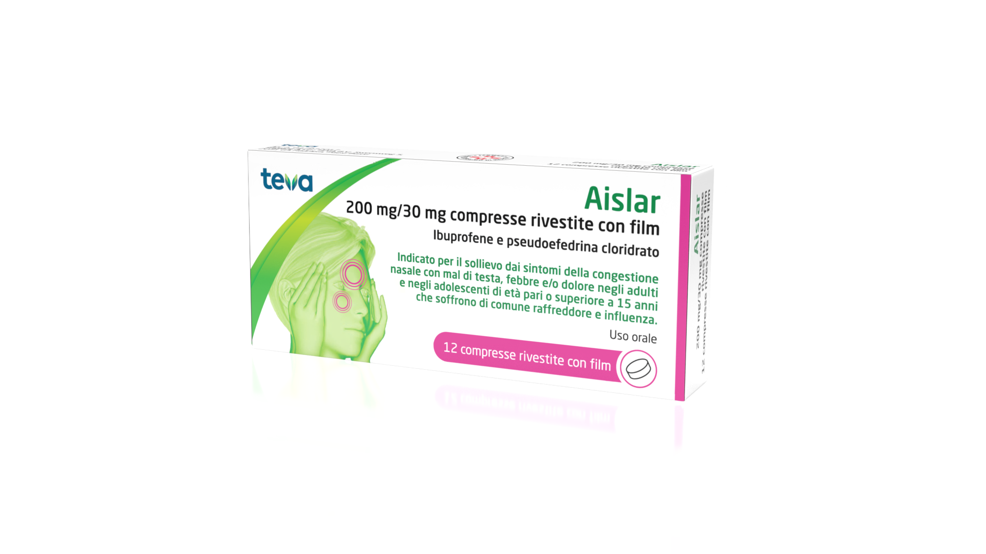 AISLAR*12CPR RIV 200MG+30MG