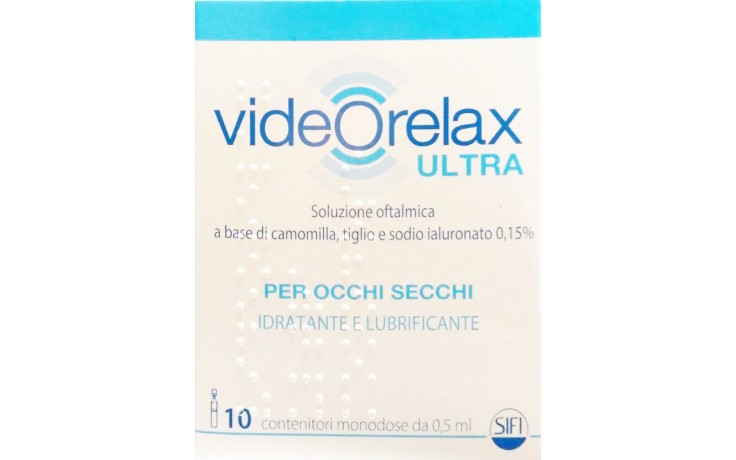 Video Relax Ultra 0,5ml per occhi secchi 10 contenitori monodose