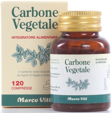Marco Viti Carbone Vegetale Integratore 120 Compresse Marco Viti Carbone Vegetale Integratore 120 Compresse