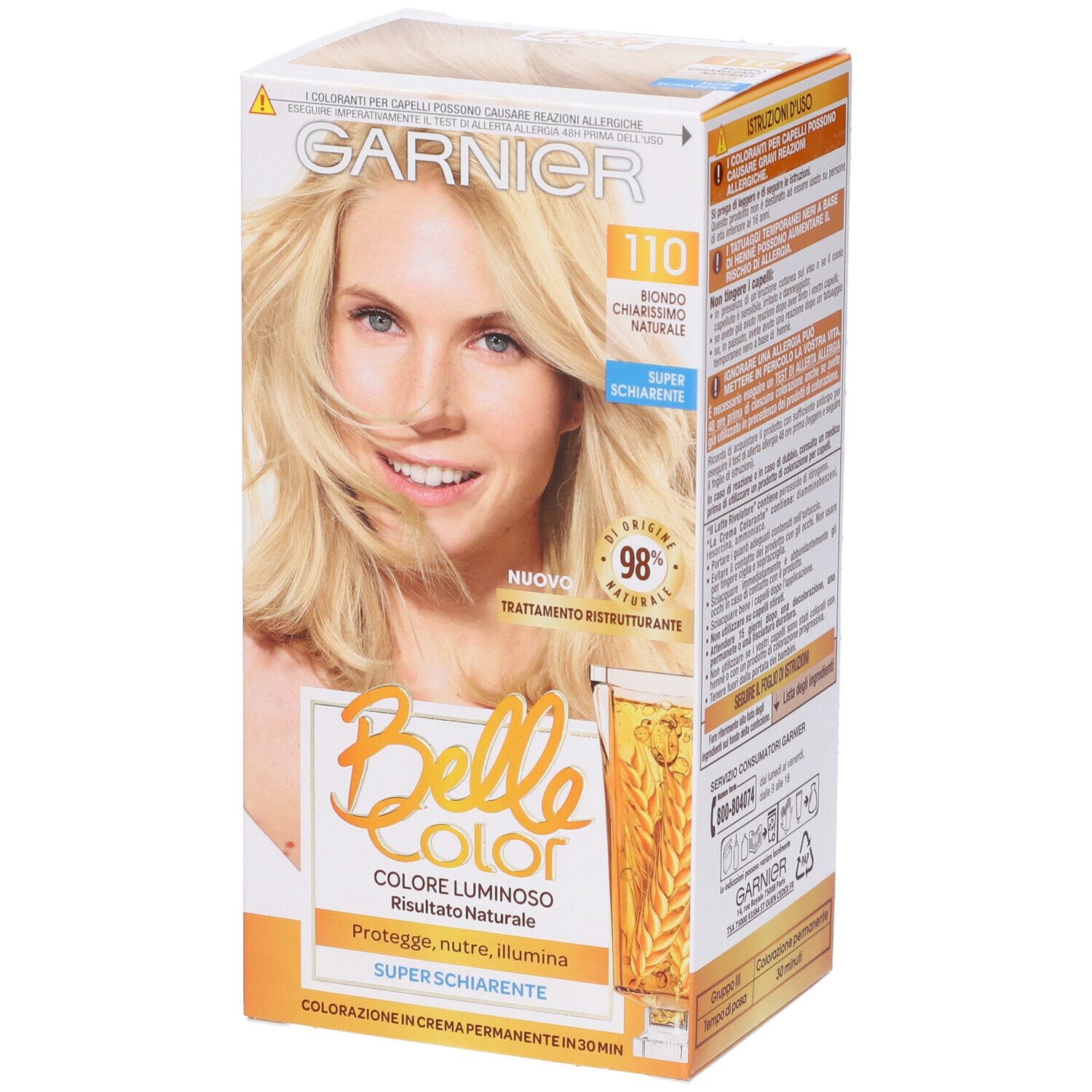 GARNIER BC LUM BIO M/CHI NAT