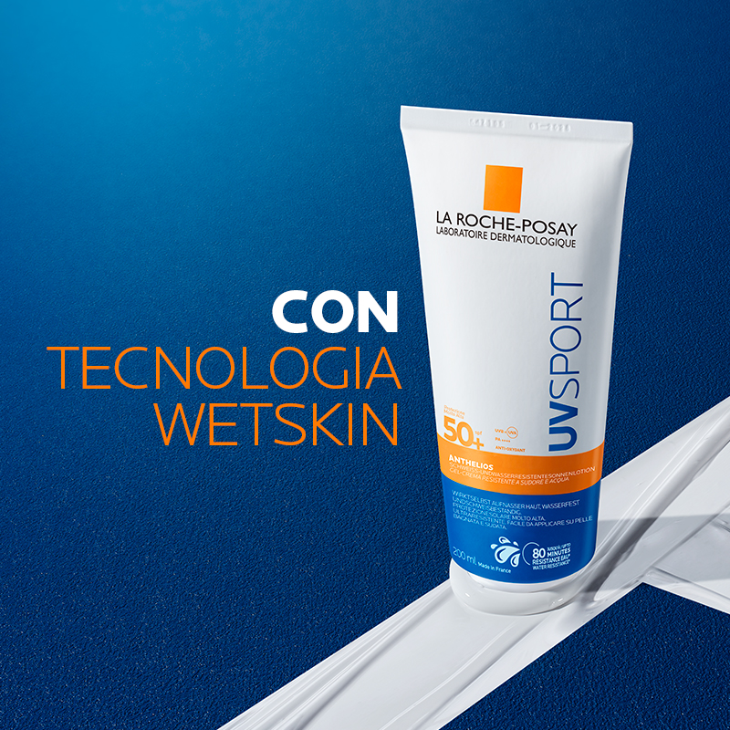 La Roche-Posay - Anthelios Uvsport Gel-Crema Resistente Ad Acqua E Sudore SPF50+ Viso E Corpo 200 ml