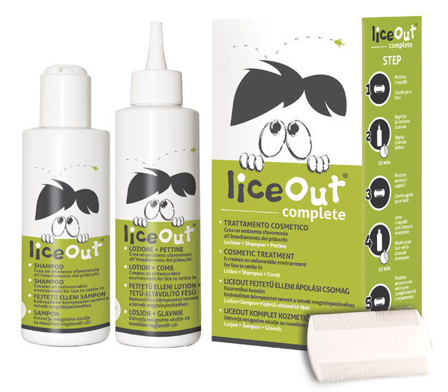 LICEOUT KIT COMPL SH+LOZ+PETT