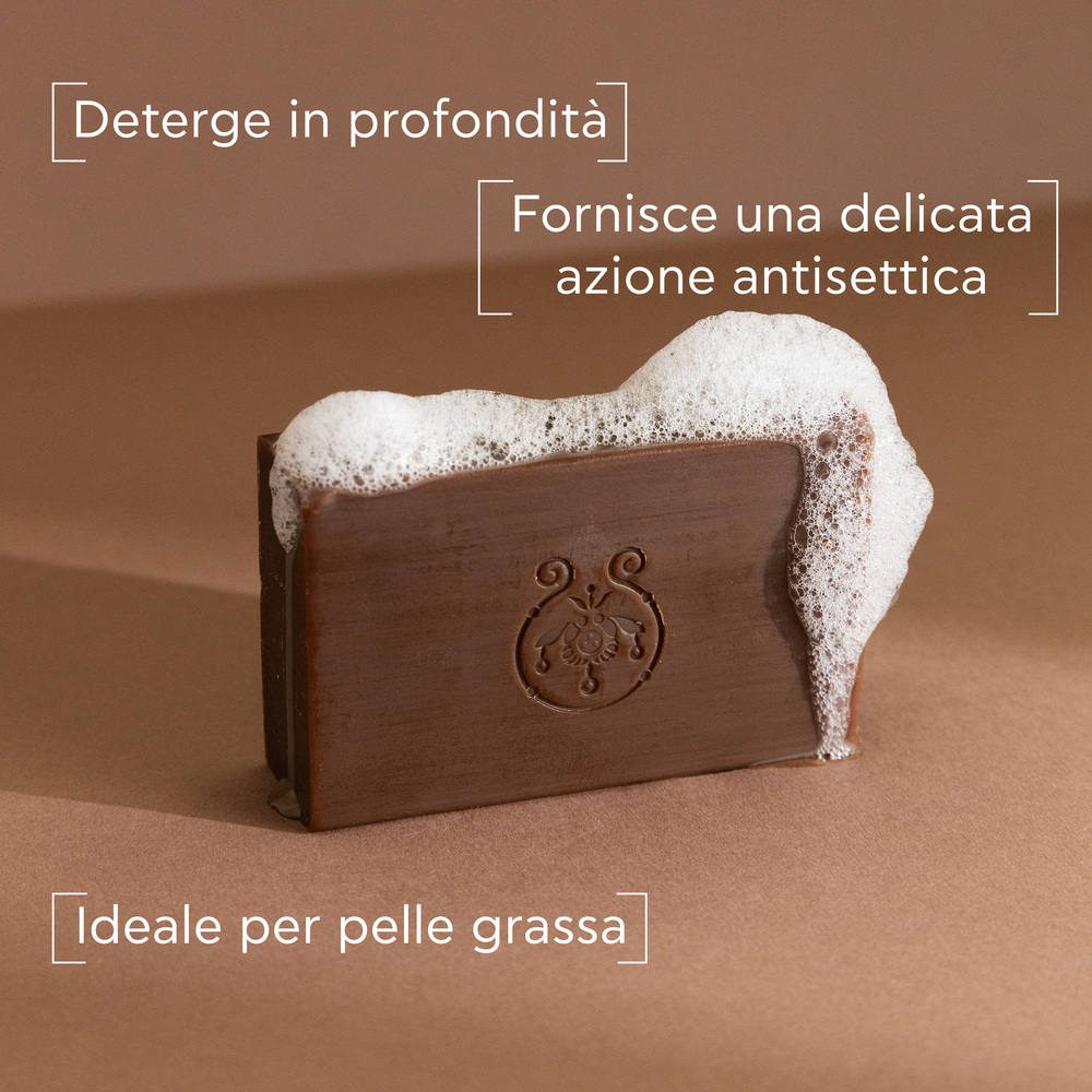 Apivita Natural Soap - Sapone Naturale Solido Con Propoli Viso E Corpo Per Pelle Grassa E Acneica 125 g