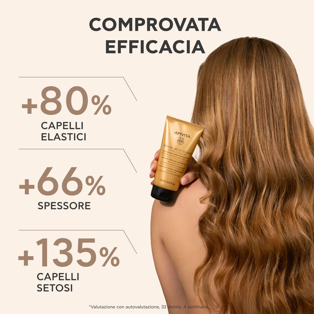 Apivita Royal Jelly Elixir - Maschera Balsamo Rimpolpante 150 ml