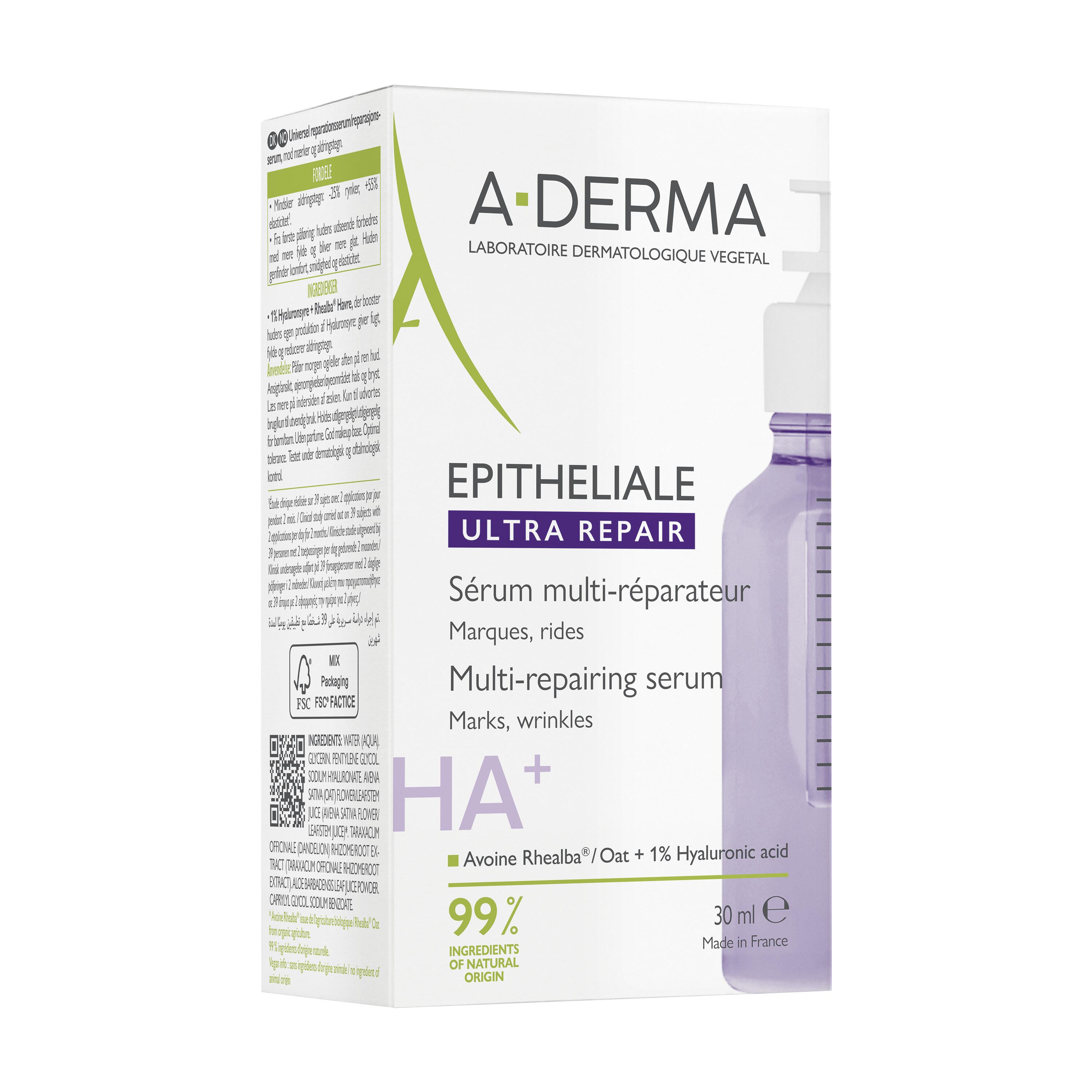 A-Derma Epitheliale Ultra Repair - Siero Multi-Ristrutturante Anti-Rughe 30 ml