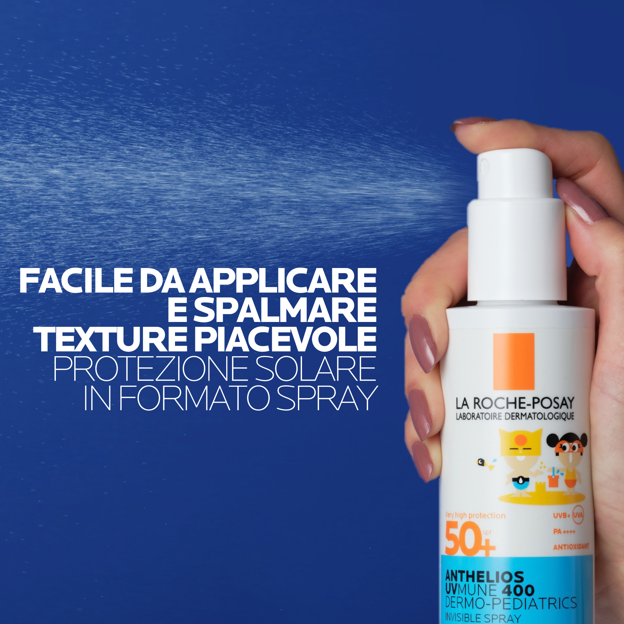 La Roche-Posay - Anthelios Uvmune 400 Dermo-Pediatrics Spray Invisibile SPF50+ Bambini 200 ml