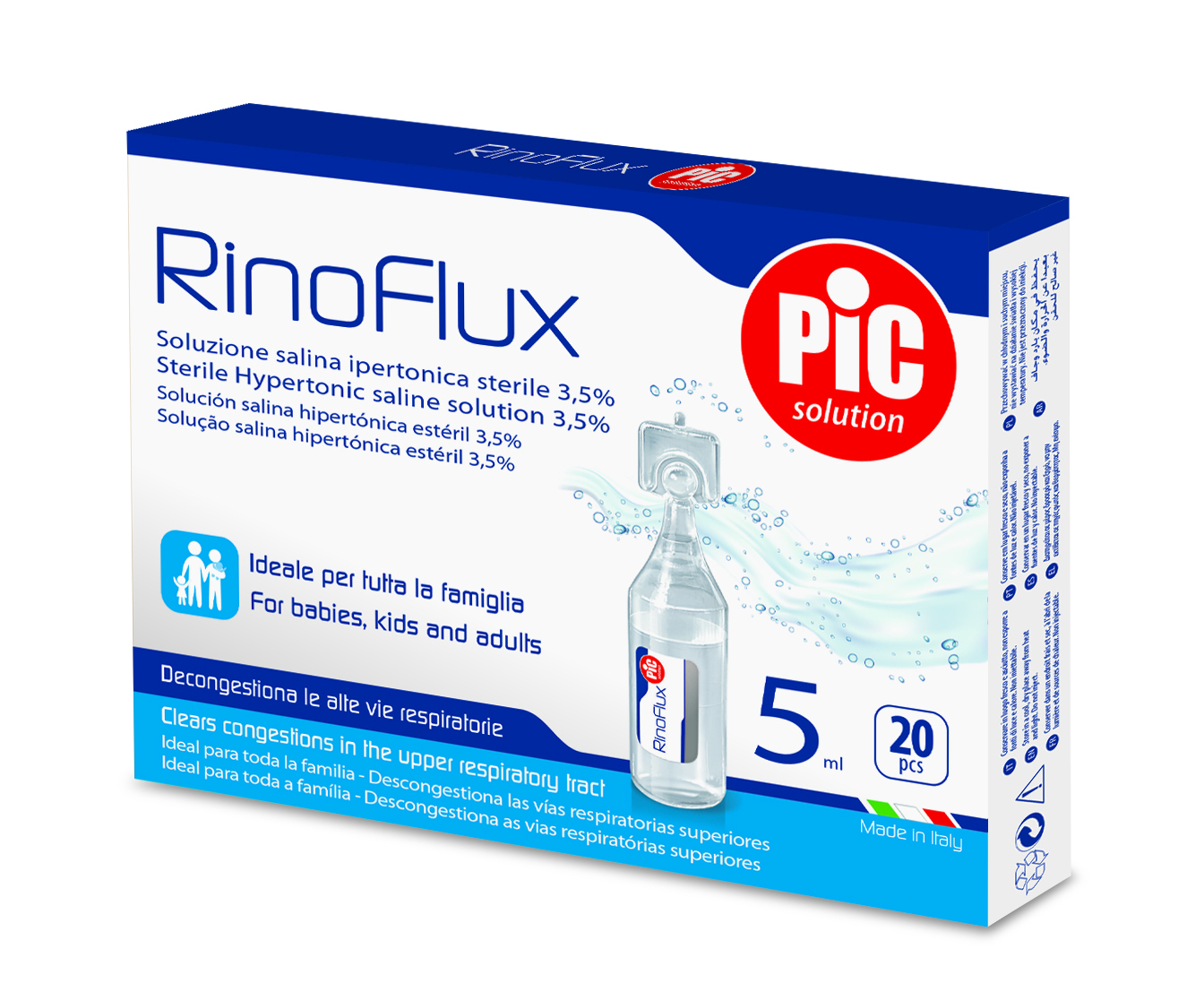 RINOFLUX Sol.Iperton.20fl.5ml RINOFLUX Sol.Iperton.20fl.5ml