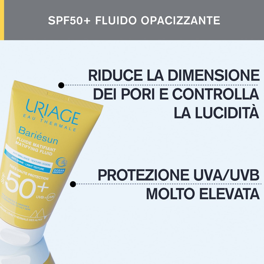 Uriage Bariesun Fluido solare opacizzante - 50ML Uriage Bariesun Fluido solare opacizzante - 50ML