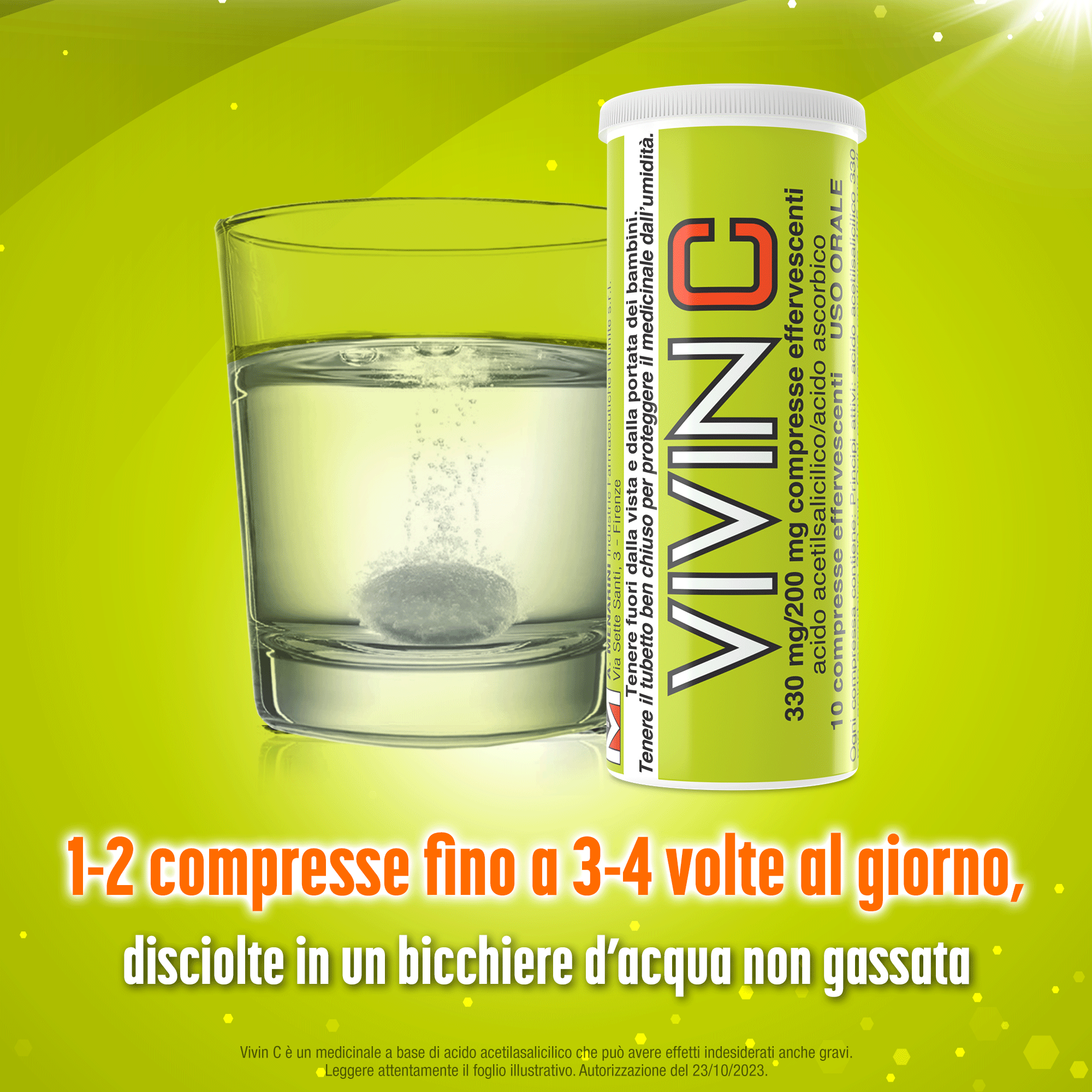 Vivin C contro primi sintomi influenzali e raffreddore 20 compresse effervescenti, con Vit C Vivin C contro primi sintomi influenzali e raffreddore 20 compresse effervescenti, con Vit C