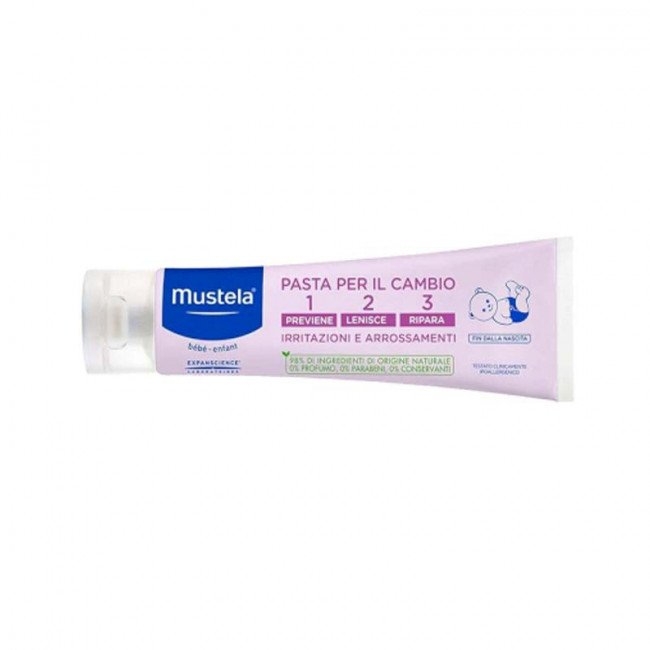 Mustela Pasta per il Cambio 123 Contro Arrossamenti e Irritazioni Da Pannolino 50 ml