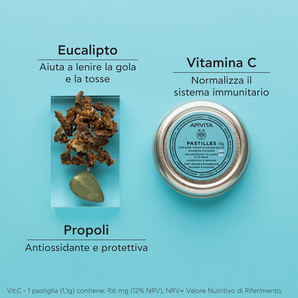 Apivita - Pastiglie Per Mal di Gola E Tosse 45 gr