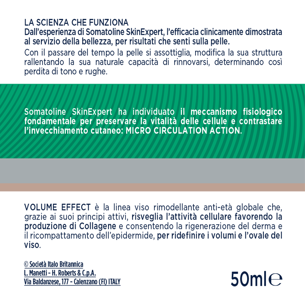 Somatoline SkinExpert, Volume Effect Crema Viso Giorno, Trattamento Viso Anti-età, Biopeptidi 50ml Somatoline SkinExpert, Volume Effect Crema Viso Giorno, Trattamento Viso Anti-età, Biopeptidi 50ml