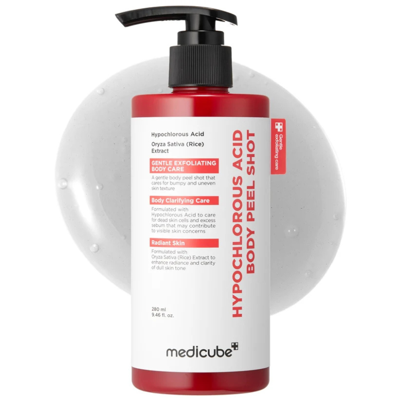 Medicube Hypochlorous Acid Rice Body Peel Shot - Scrub Esfoliante Corpo 280 ml