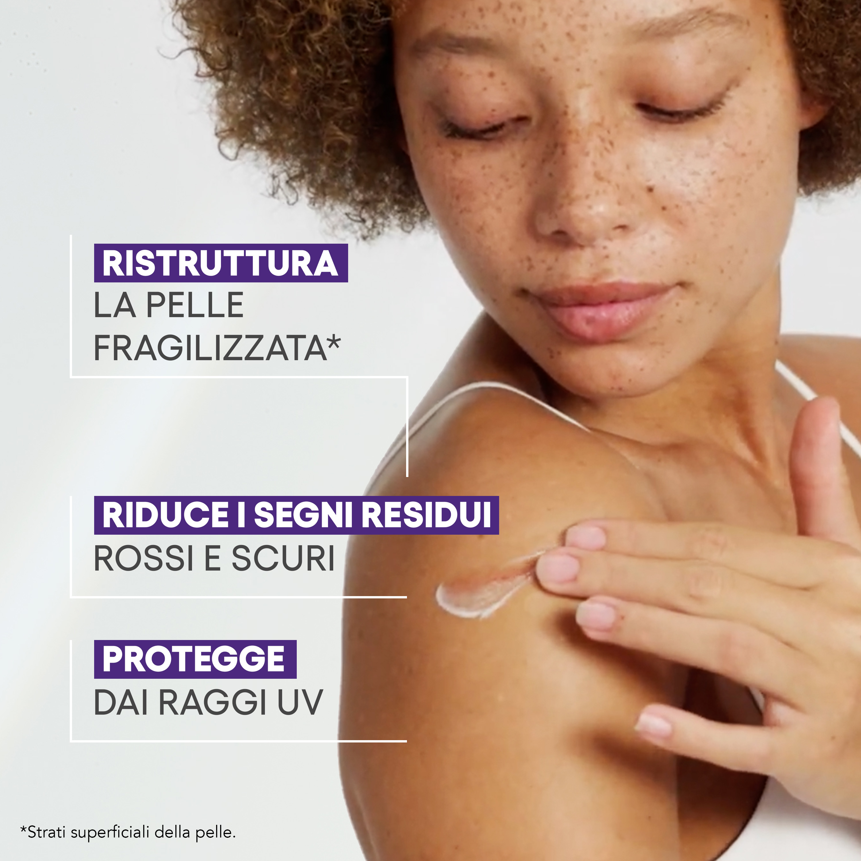 A-Derma Epitheliale Ultra Repair SPF50+ Crema ristrutturante anti-segni residui, riparazione cutanea, protezione solare molto alta,  40 ml