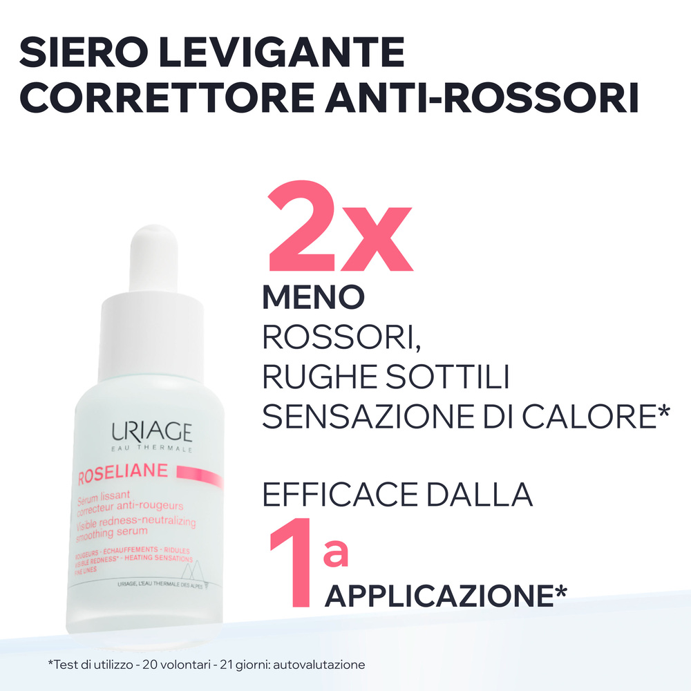 Uriage - Roseliane - Siero Levigante Correttore Anti-Rossori 30 ml