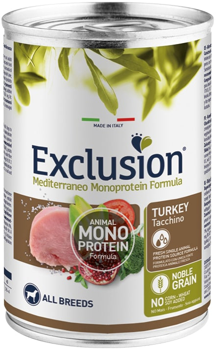 EXCLUSION M ADULT TURKEY 400G