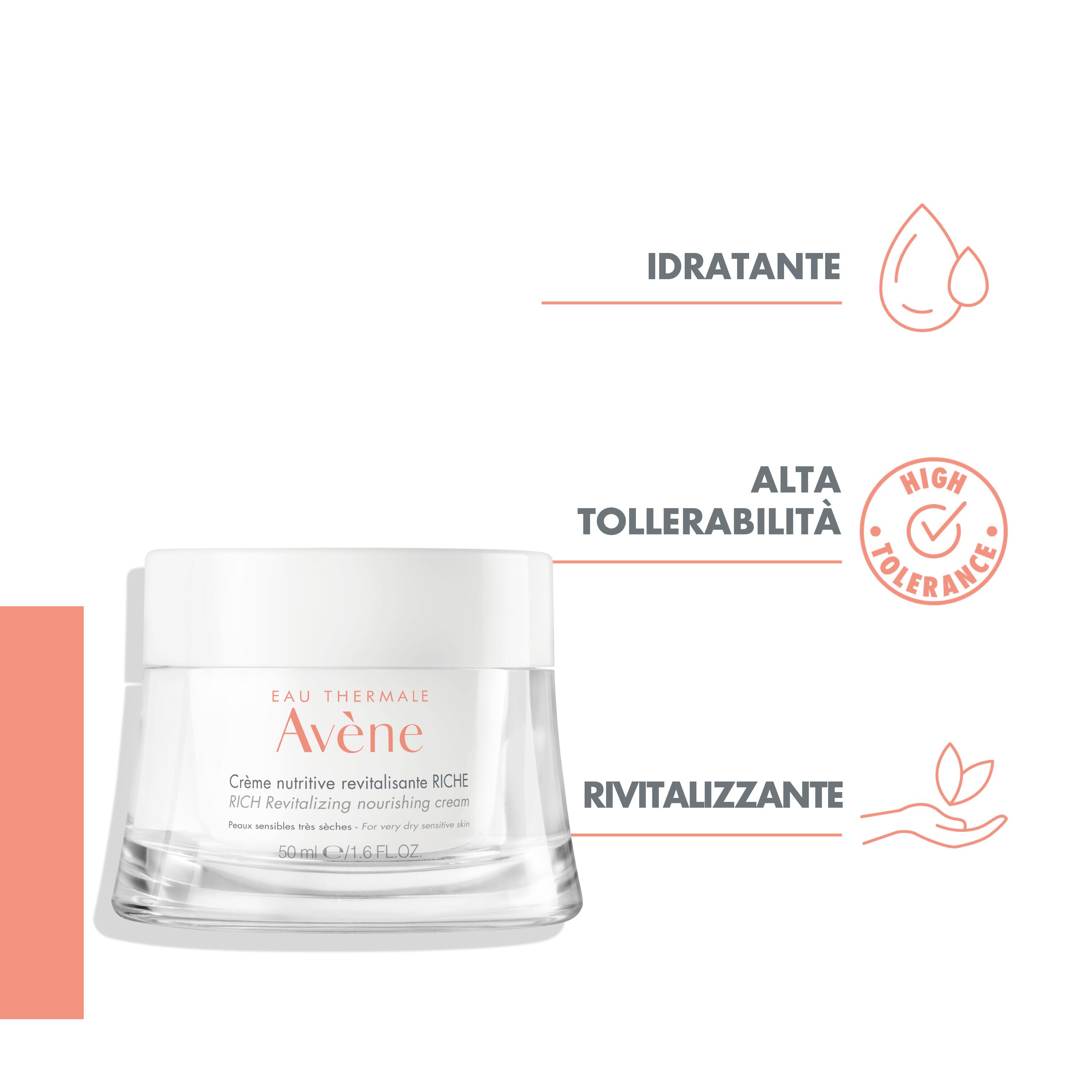 Avène Les Essentiels - Crema Nutritiva Rivitalizzante Ricca 50 ml