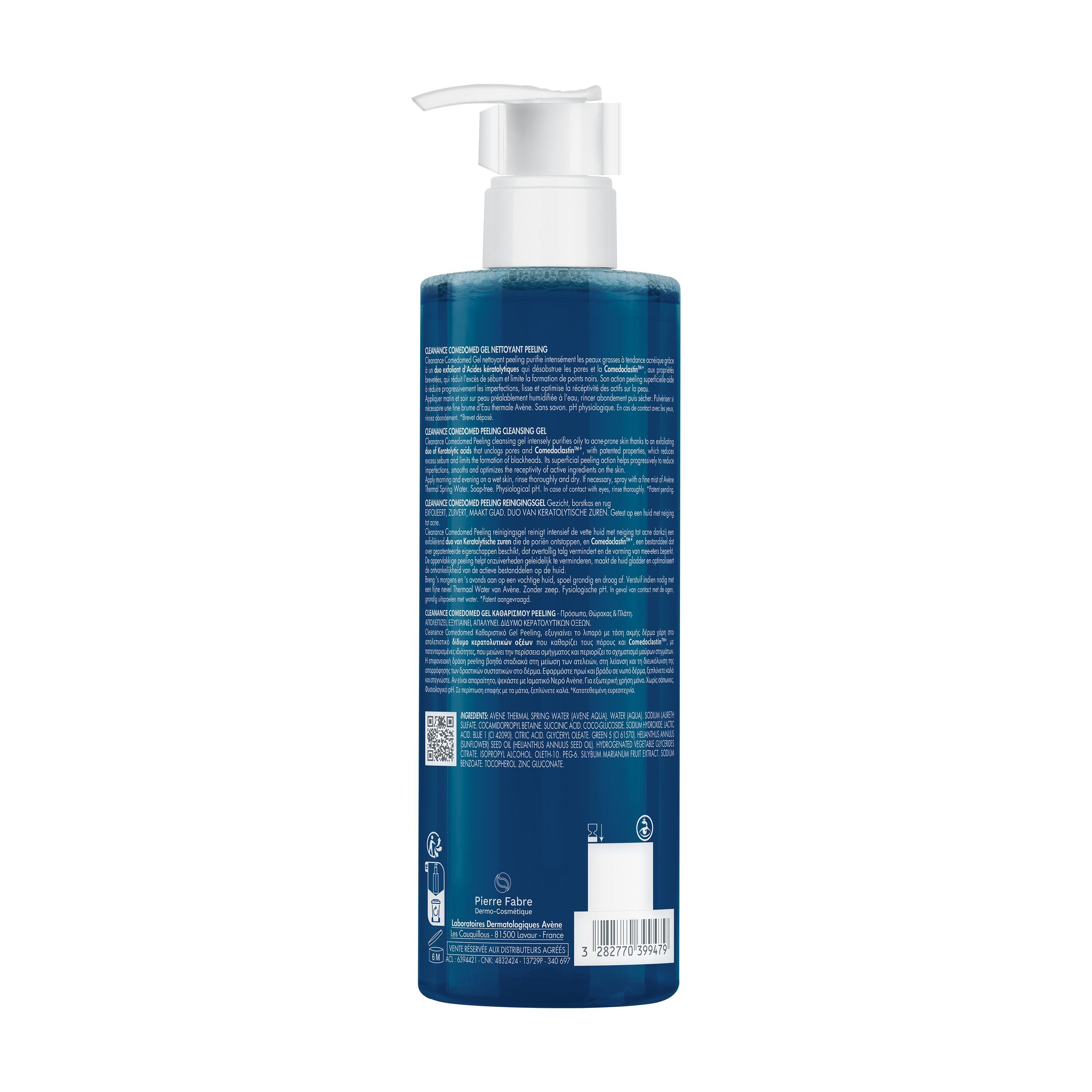 Avène Cleanance Comedomed - Gel Detergente Peeling Per Pelle Acneica E Con Imperfezioni 400 ml