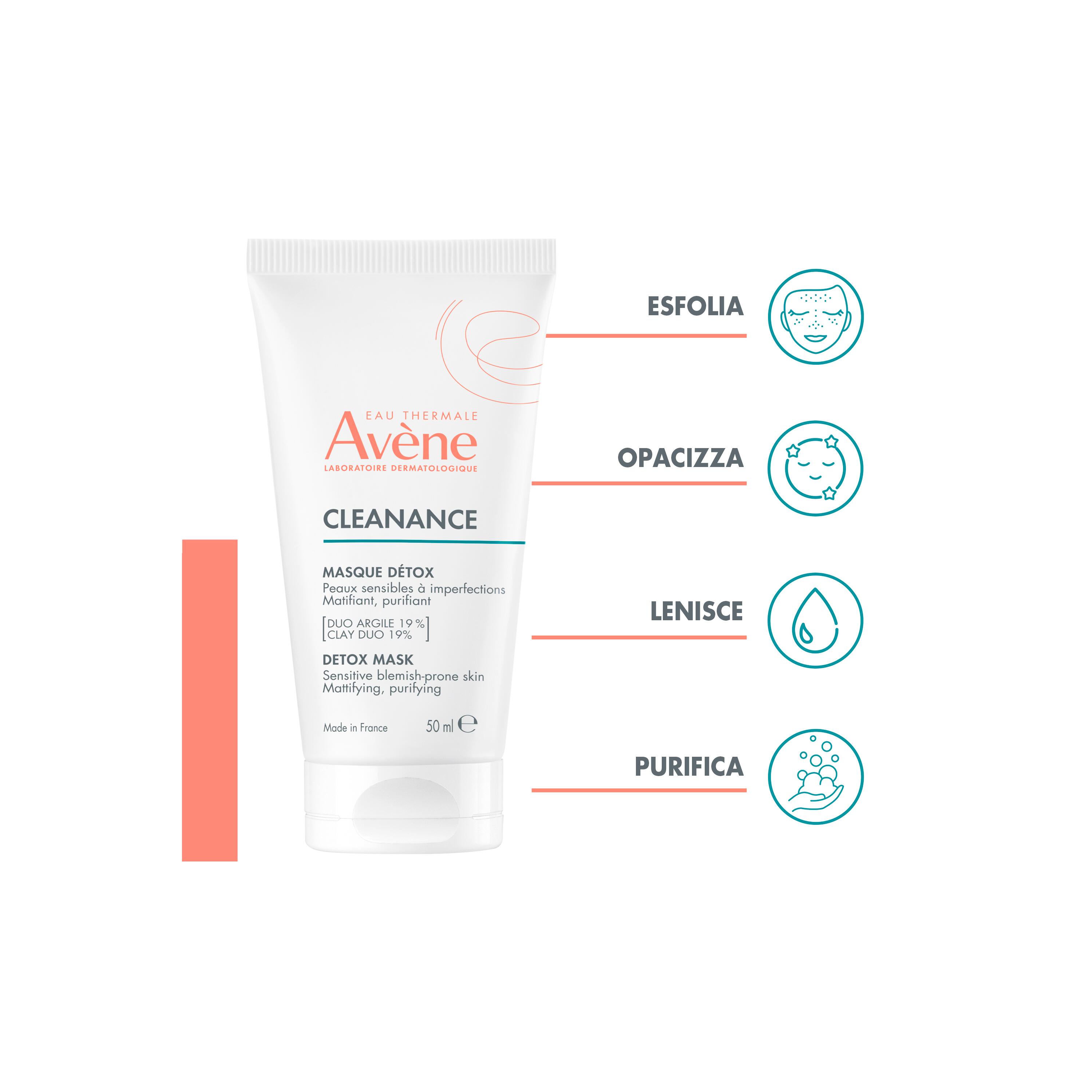 Avène Cleanance - Maschera Detox Per Pelle Grassa A Tendenza Acneica 50 ml