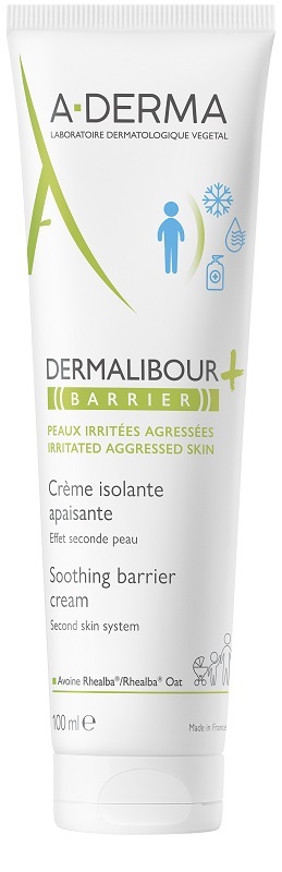 A-DERMA DERMALIBOUR + CICA Crema Isolante Lenitiva 100mL